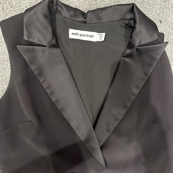 Self-Portrait Blazer Dress with Lace Detail - Picture 4 of 4